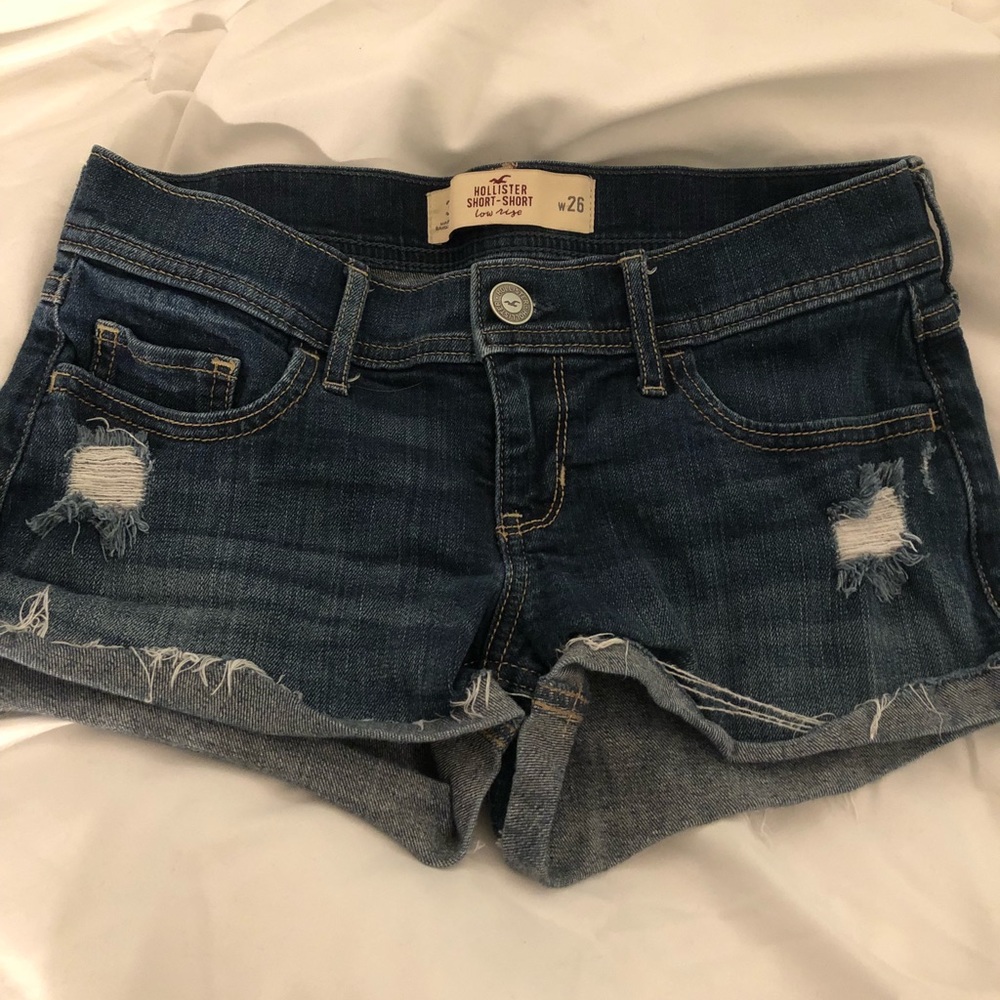 Hollister jean shorts
